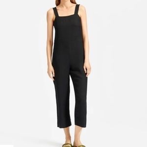 Everlane square neck linen jumpsuit